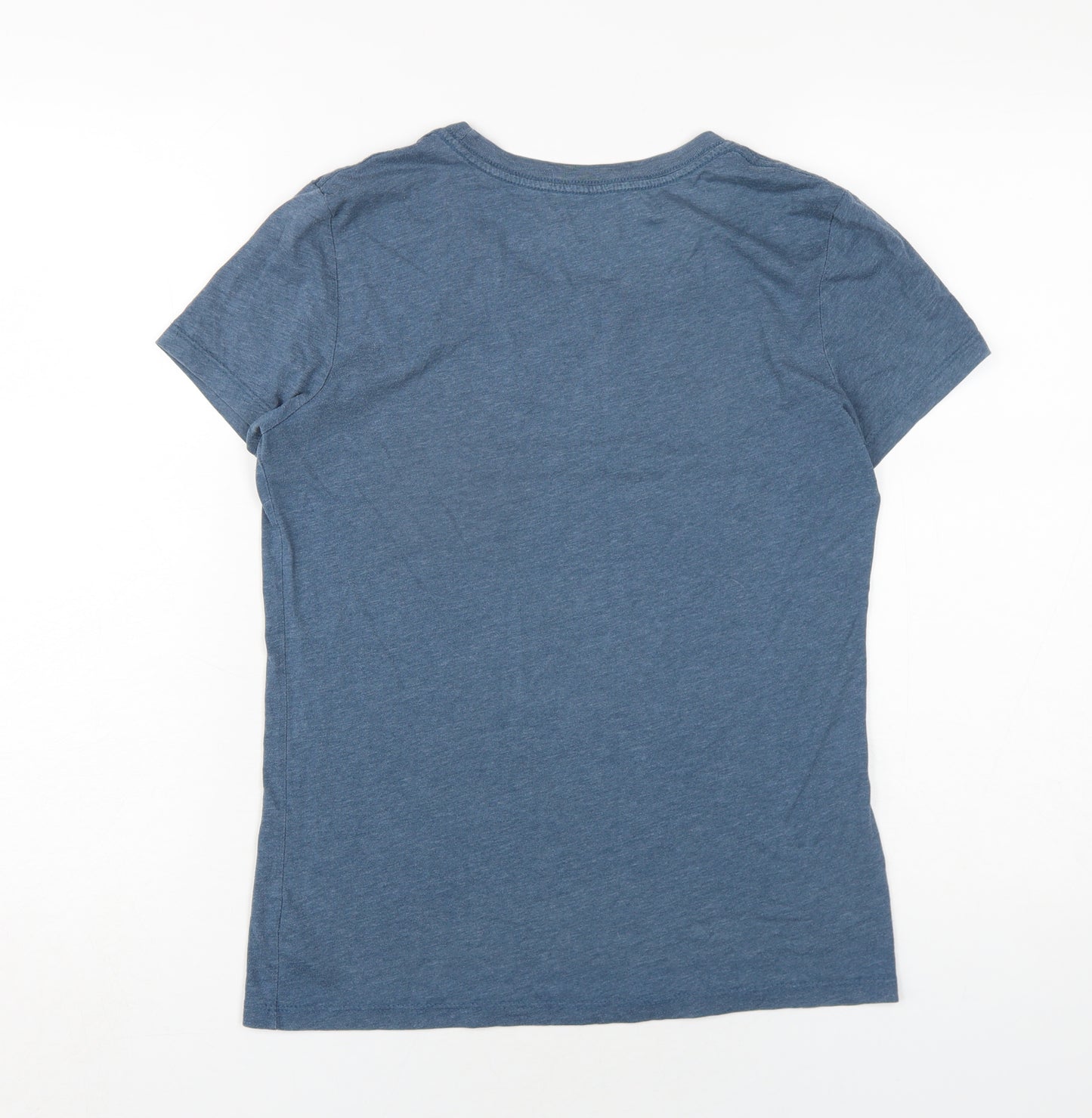 David & Goliath Blue Women's L Basic T-Shirt Crew Neck