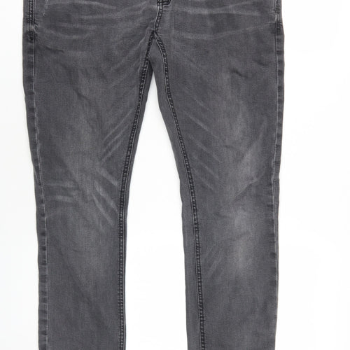Duck and Cover Grey Skinny Men's Jeans Size L