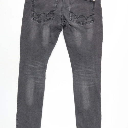 Duck and Cover Grey Skinny Men's Jeans Size L