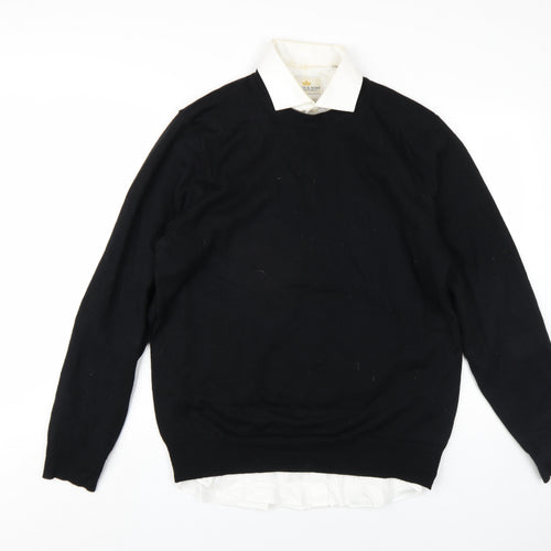 Taylor & Hunt Men's Black Pullover Jumper Size 14