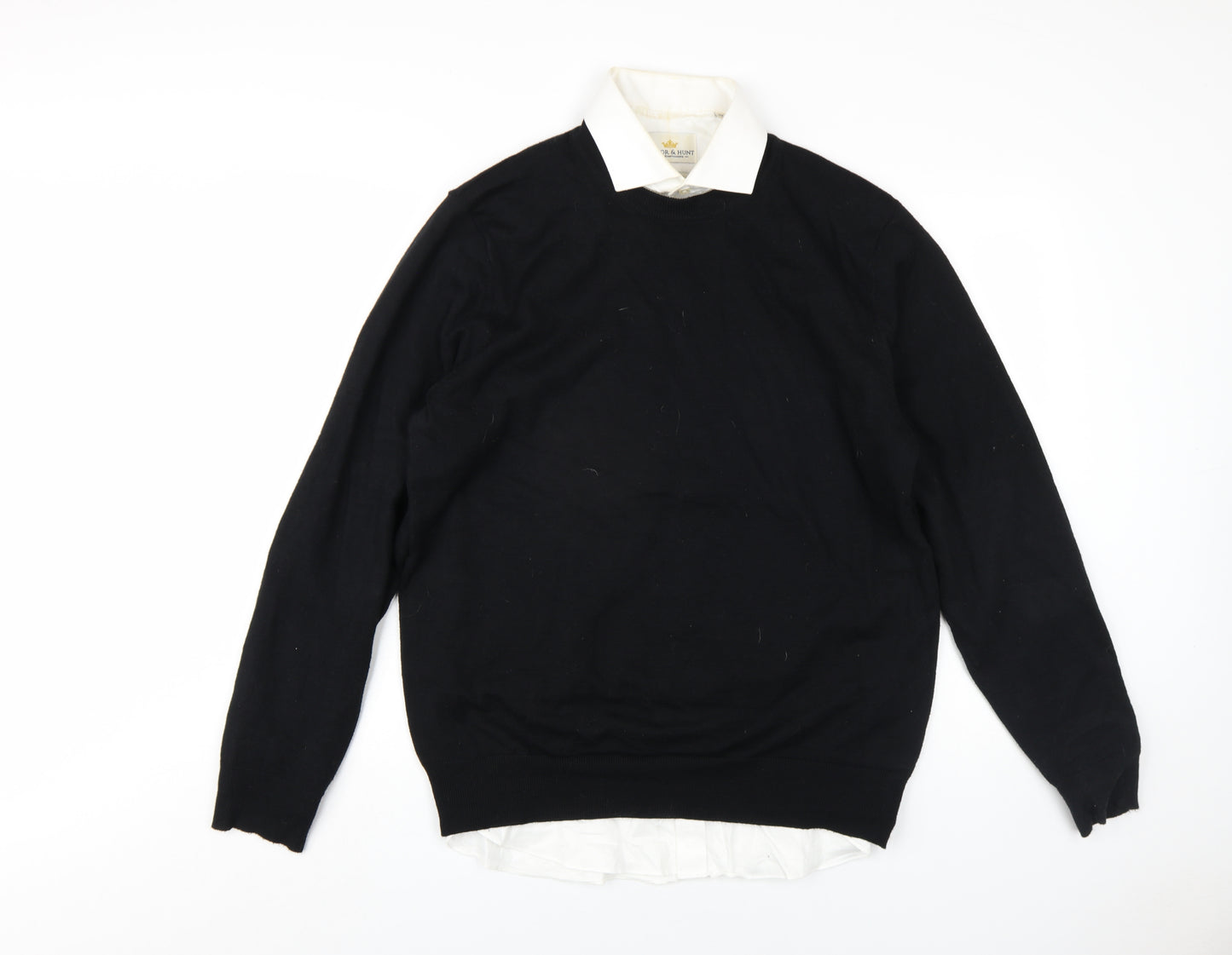 Taylor & Hunt Men's Black Pullover Jumper Size 14