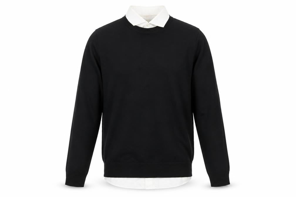 Front view of Taylor & Hunt women’s black jumper, size UK 14