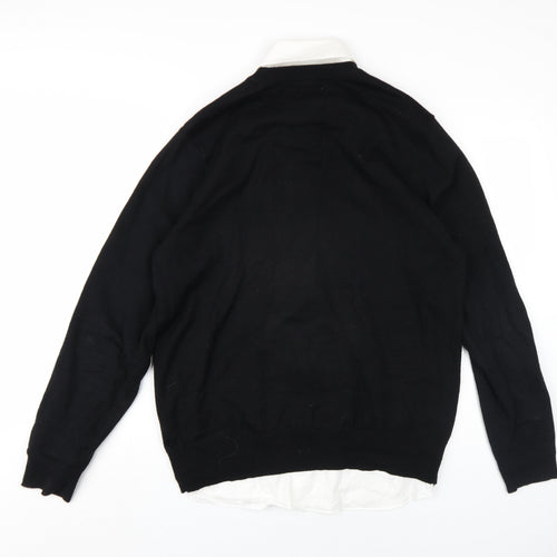 Taylor & Hunt Men's Black Pullover Jumper Size 14