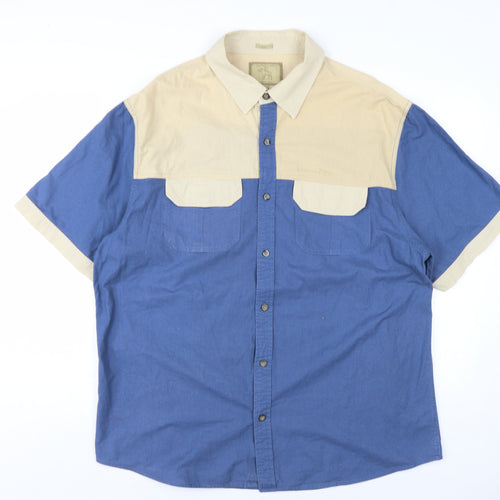 Buffalo Creek Men's XL Classic Fit Colourblock Shirt