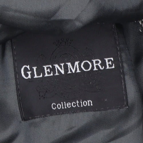 Glenmore Men's Grey Wool Blazer Size L Classic Style