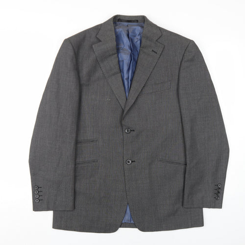 Marks and Spencer Men's Grey Wool Blazer 38 S