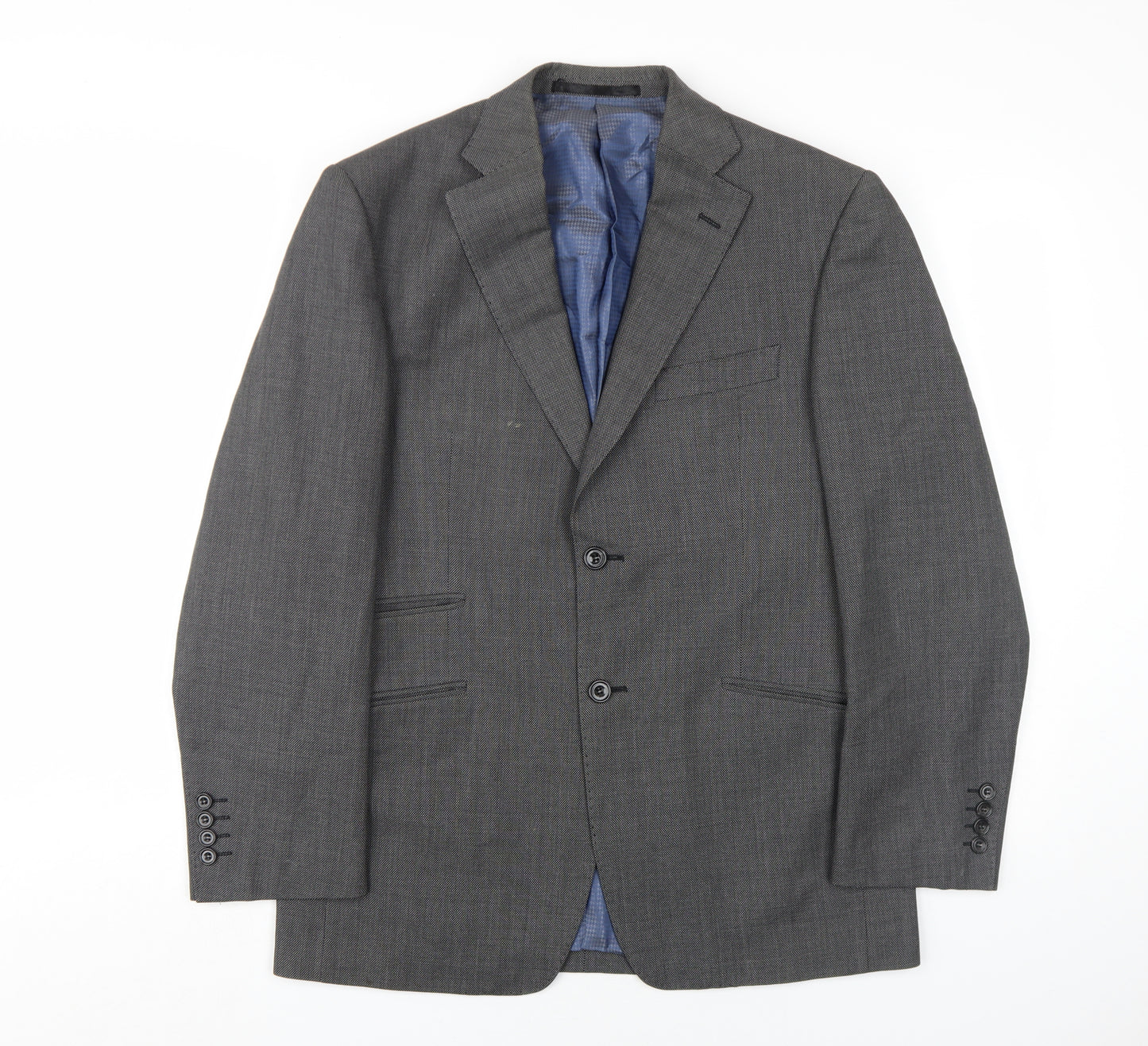 Marks and Spencer Men's Grey Wool Blazer 38 S