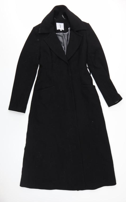 Jasper Conran Women’s Black Long Overcoat Size 10