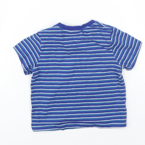 Firetrap Boys Blue Striped T-Shirt, Size 12-18 Months
