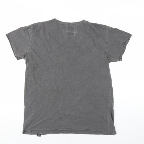 Superdry Women's Grey T-Shirt Small, Casual Style