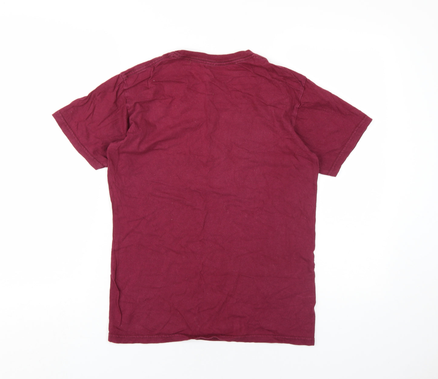 Poler Unisex Red T-Shirt, Size S, Casual, Crew Neck