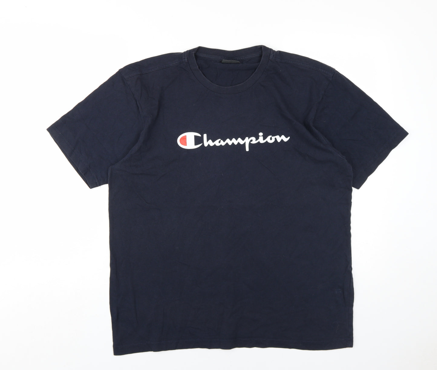 Champion Men's Blue XL T-Shirt with Logo