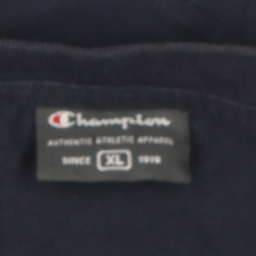 Champion Men's Blue XL T-Shirt with Logo