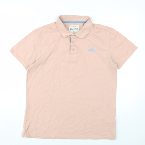 Weird Fish Men's Beige M Polo Shirt