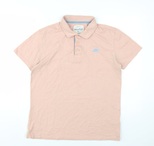 Weird Fish Men's Beige M Polo Shirt