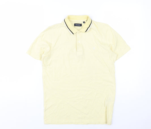 Jack & Jones Men's Yellow Polo Shirt Size S