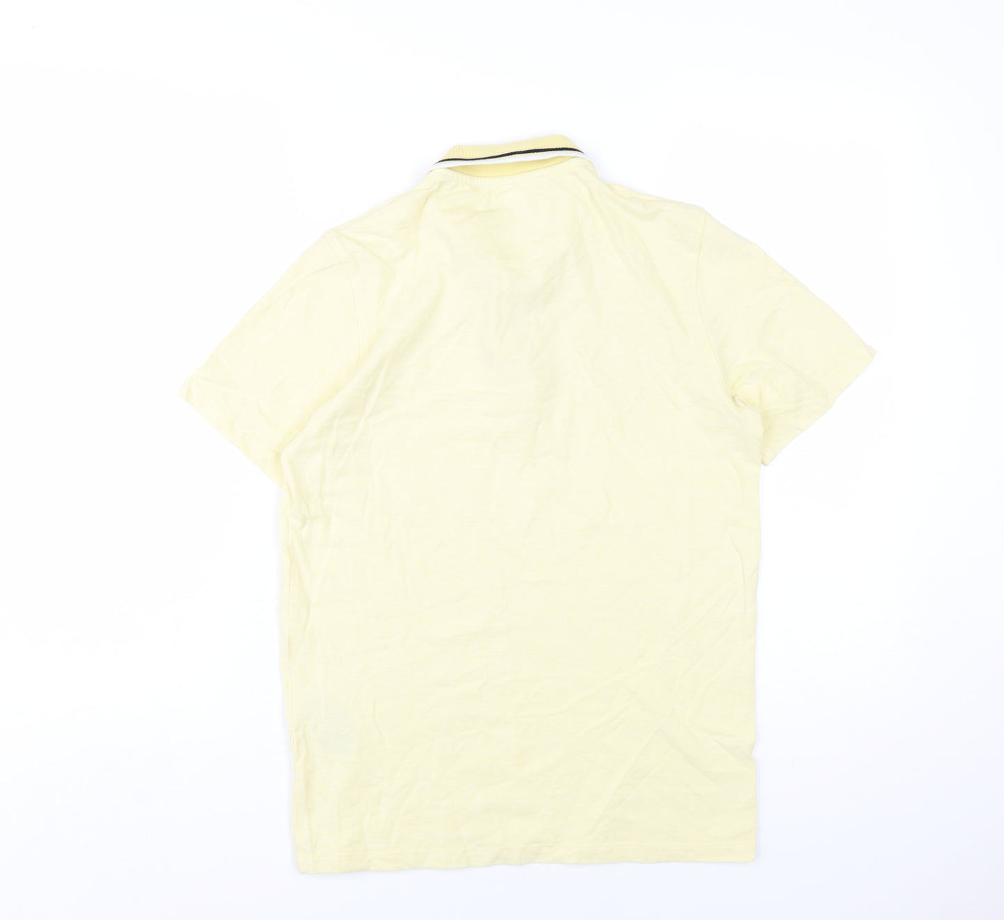 Jack & Jones Men's Yellow Polo Shirt Size S