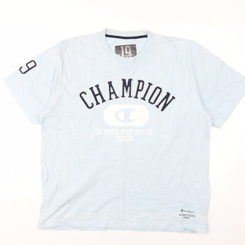 Champion Men's Blue XL Graphic Sports T-Shirt