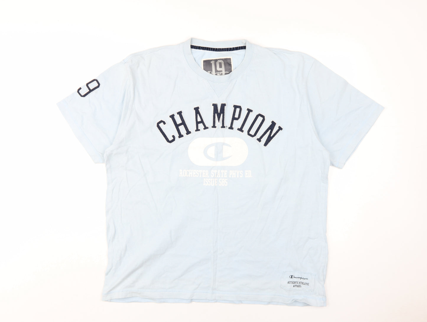 Champion Men's Blue XL Graphic Sports T-Shirt