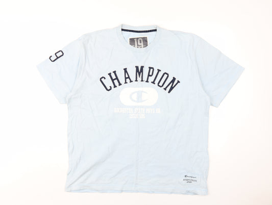 Champion Men's Blue XL Graphic Sports T-Shirt