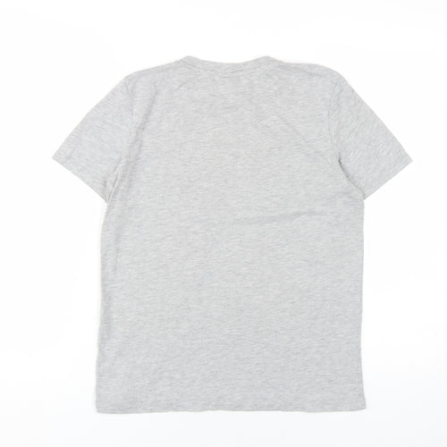 Selected Femme Women's Grey Cotton T-Shirt, Size S