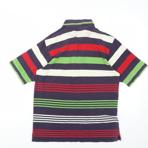 Maine New England Men's Multicoloured Striped Polo Size S