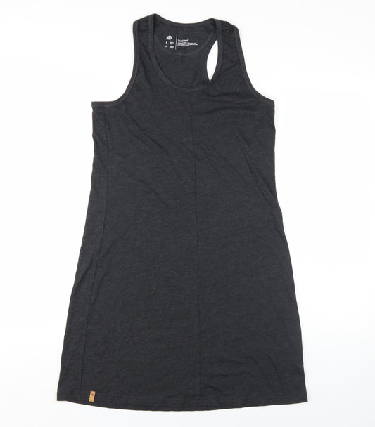 10 Tree Women's Black Sleeveless Tank Dress