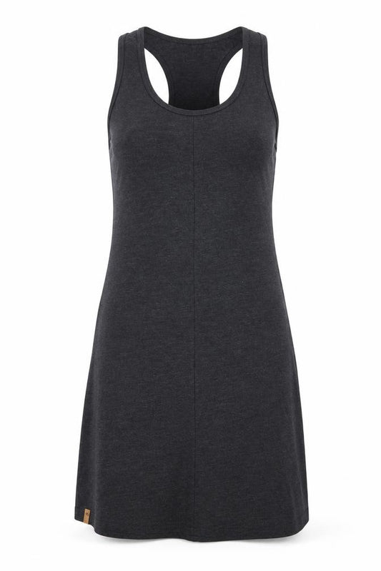 Front view of 10 Tree Women's Black Sleeveless Tank Dress