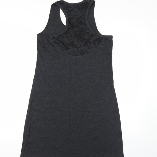 10 Tree Women's Black Sleeveless Tank Dress