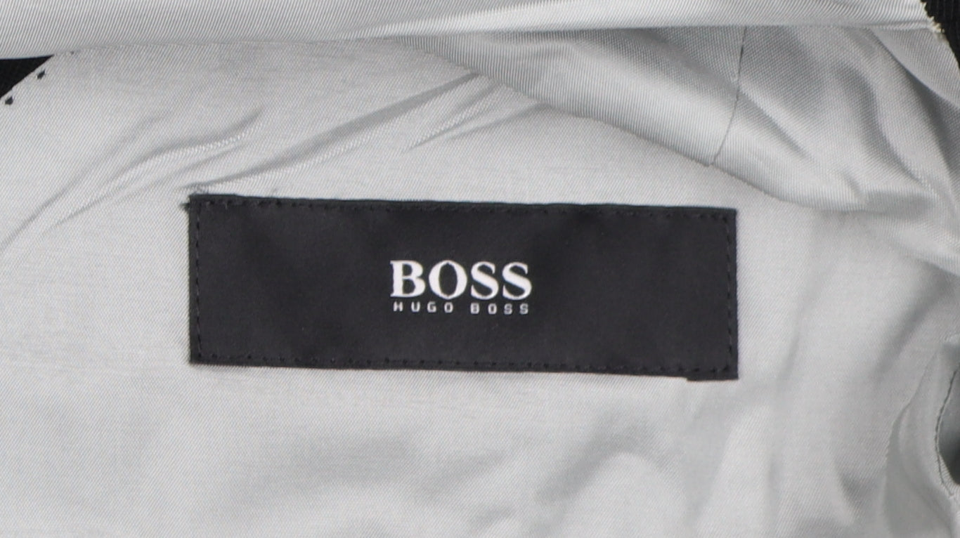 Hugo Boss Men's Black Suit Jacket, Size 42