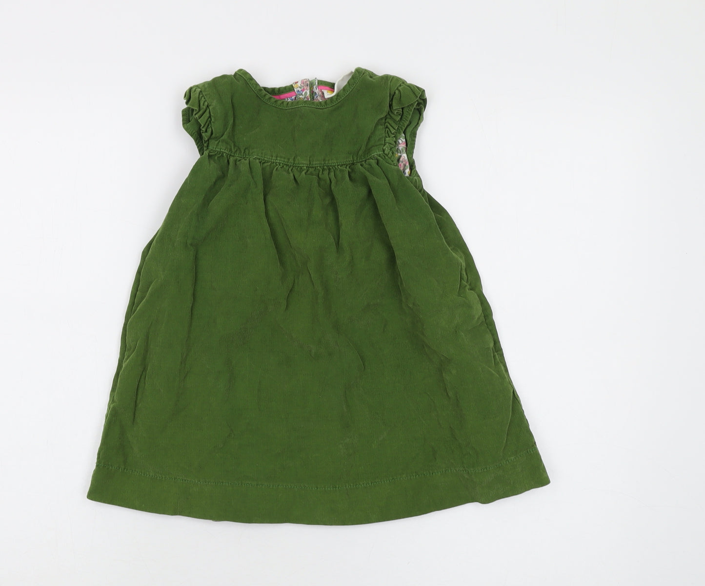 Mini Boden Girls Green Cotton A-Line Dress 3-4 Years