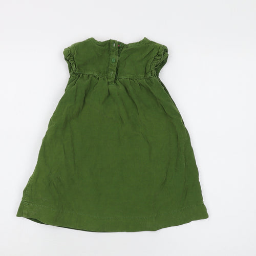 Mini Boden Girls Green Cotton A-Line Dress 3-4 Years