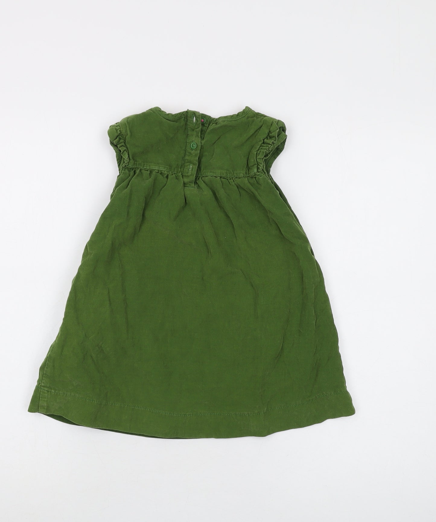 Mini Boden Girls Green Cotton A-Line Dress 3-4 Years