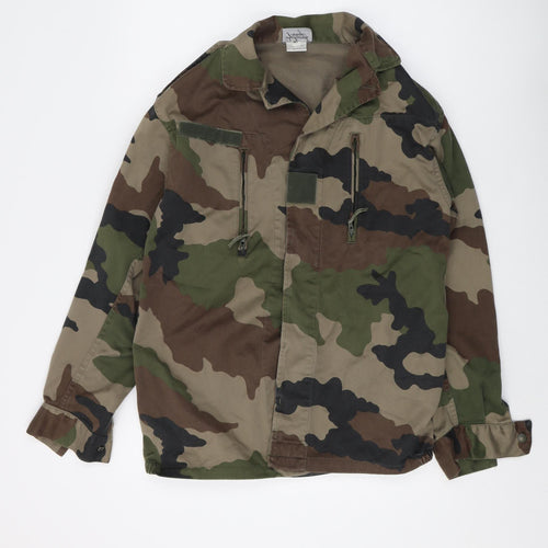 Reclaimed Vintage Unisex Camouflage Military Jacket L