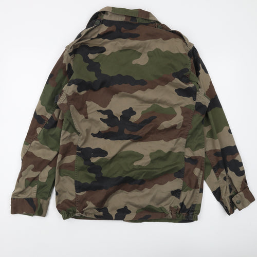 Reclaimed Vintage Unisex Camouflage Military Jacket L