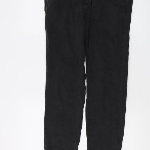 Jack & Jones Men's Black Trousers, 32 Waist, Straight Fit