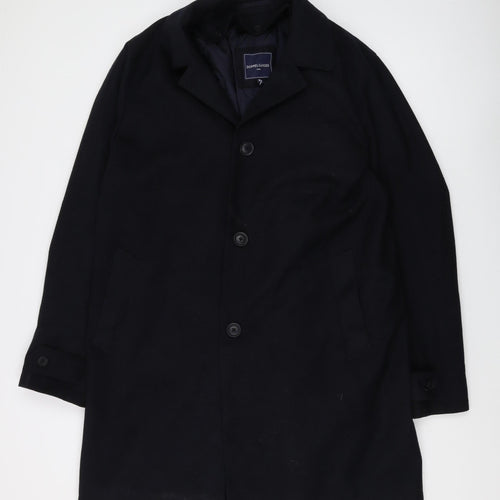 Doppelgänger Men's Black XL Overcoat