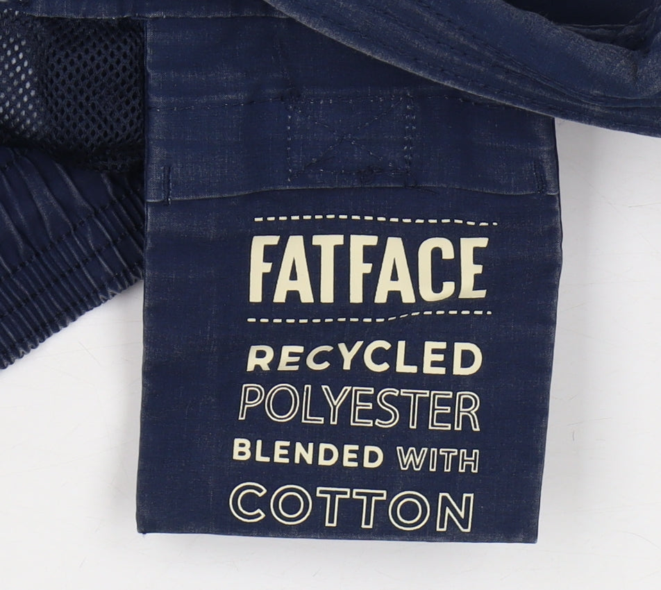 Fat Face Men's Blue Striped Board Shorts Size L