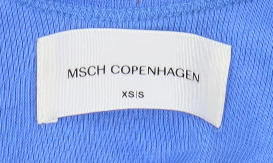 MSCH Copenhagen Women's Blue XS Basic Tank