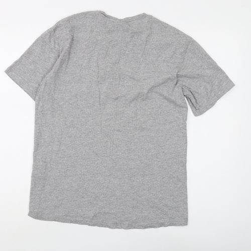 Champion Men's Grey Regular Fit T-Shirt - S