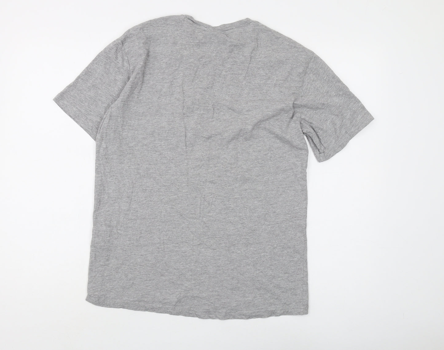 Champion Men's Grey Regular Fit T-Shirt - S