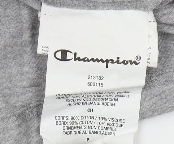 Champion Men's Grey Regular Fit T-Shirt - S