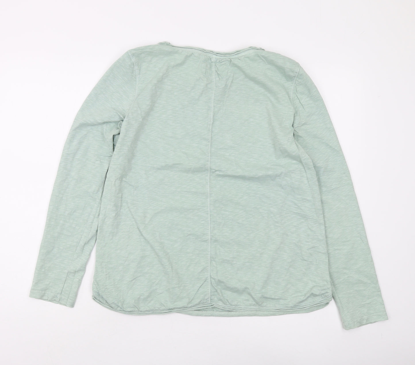 White Stuff Women's Green Long Sleeve T-Shirt, Size 12