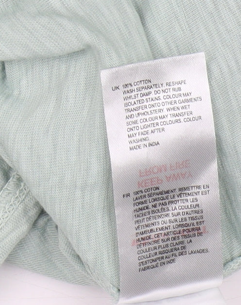 White Stuff Women's Green Long Sleeve T-Shirt, Size 12
