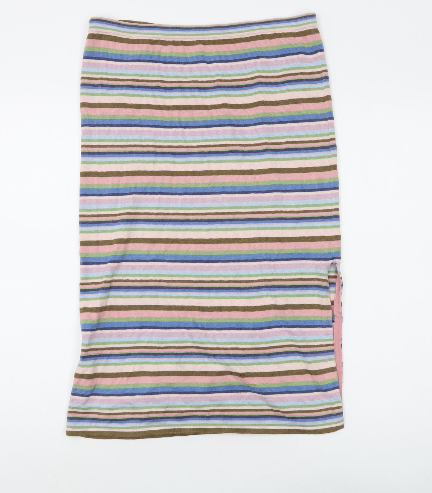 Jigsaw Women's Multicoloured Stripe Skirt M