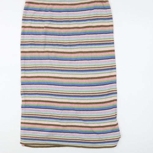 Jigsaw Women's Multicoloured Stripe Skirt M