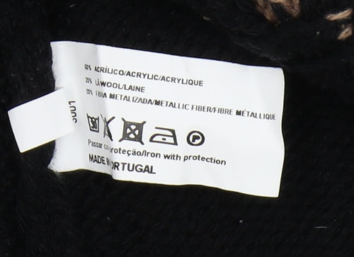 Ruga Women's Black Stars Pullover Jumper, M
