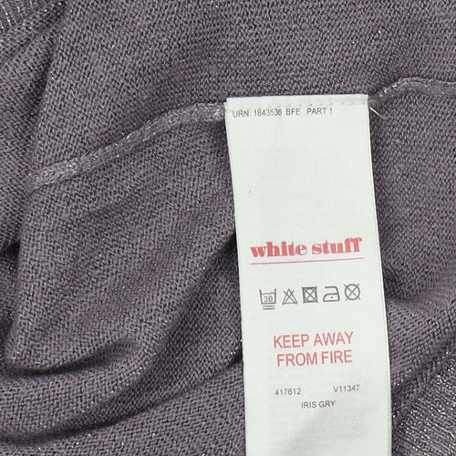 White Stuff Women's Grey Pullover Jumper Size 8
