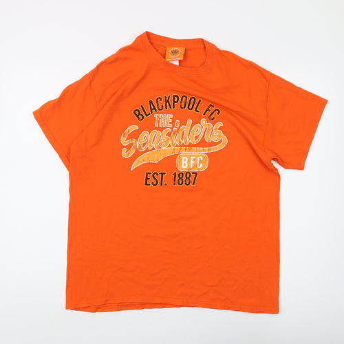 Blackpool FC Men's Orange Sports T-Shirt L