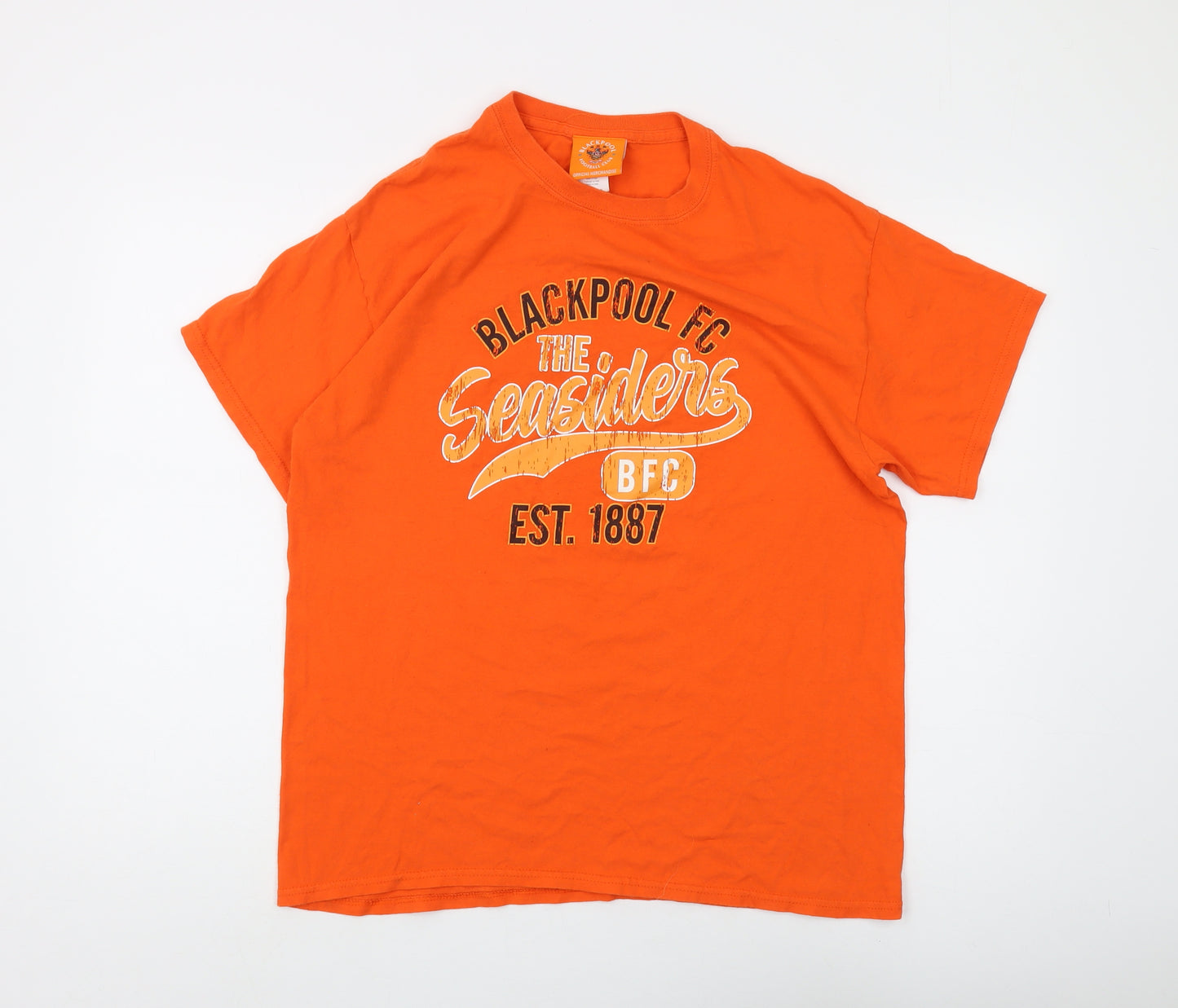 Blackpool FC Men's Orange Sports T-Shirt L